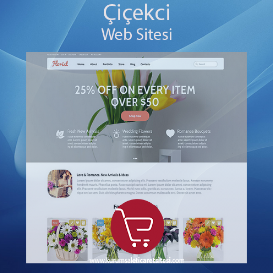Çiçekçi Web Sitesi