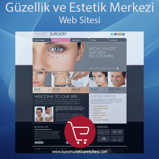Güzellik ve Estetik Merkezi Web Sitesi Güzellik ve Estetik Merkezi Web Sitesi