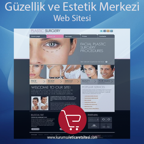 Güzellik ve Estetik Merkezi Web Sitesi