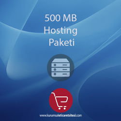 500 MB Hosting Paketi 500 MB Hosting Paketi