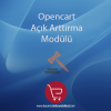Opencart Açık Artırma Modülü
