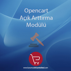 Opencart Açık Artırma Modülü Opencart Açık Artırma Modülü