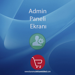 Opencart Admin Paneli Ekranı Opencart Admin Paneli Ekranı