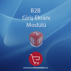 Opencart B2B Giriş Ekranı Modulu Opencart B2B Giriş Ekranı Modulu