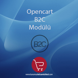 Opencart B2C Modülü Opencart B2C Modülü