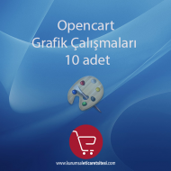 Opencart Grafik Çalışmaları 10 Adet
