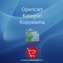 Opencart Kategori Kopyalama Opencart Kategori Kopyalama