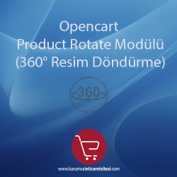 Opencart Product Rotate Modul (Ürün Resmi 360 ̊ Gösterme) Opencart Product Rotate Modul (Ürün Resmi 360 ̊ Gösterme)